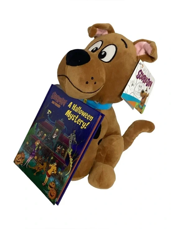 Scooby Doo Kohls Cares “A Halloween Mystery” Book & 9” Sitting Plush NEW - Picture 1 of 11
